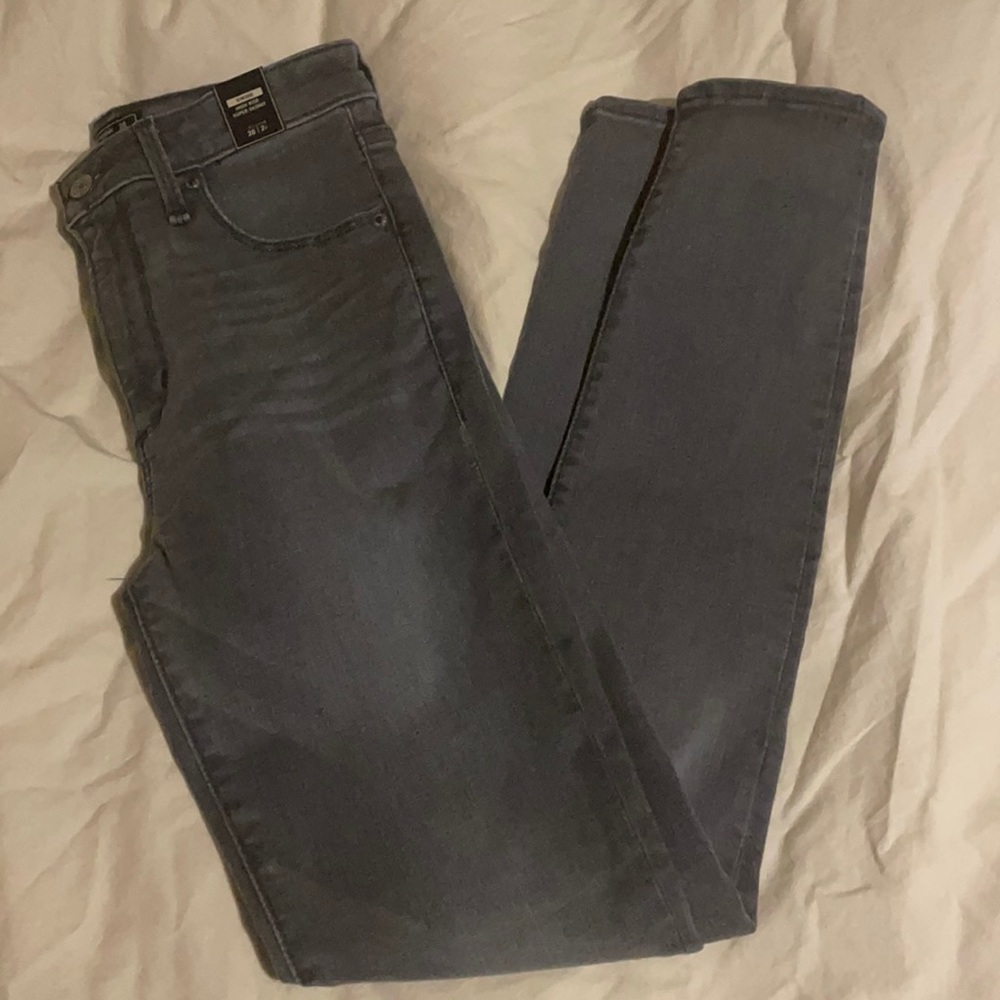 High rise super skinny jeans